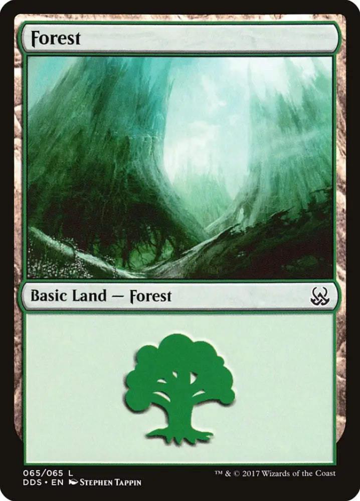 Forest (65) [Duel Decks: Mind vs. Might] - MTG Single