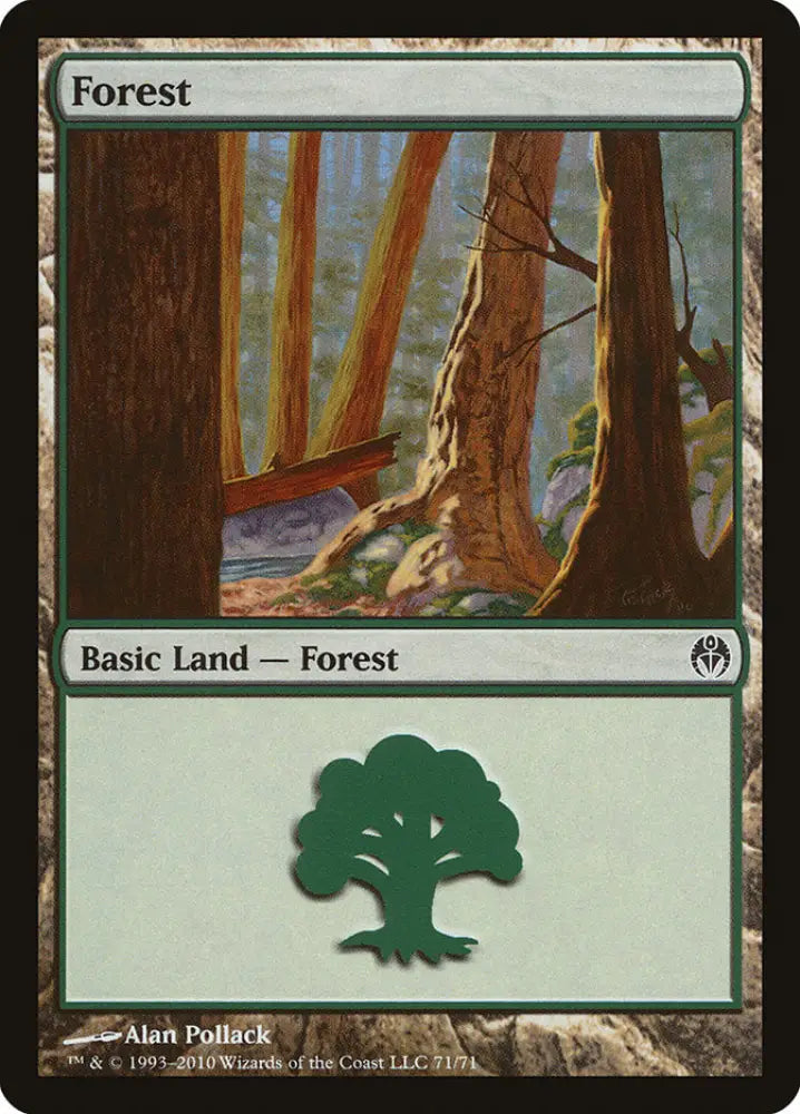 Forest (71) [Duel Decks: Phyrexia vs. the Coalition] - MTG Single
