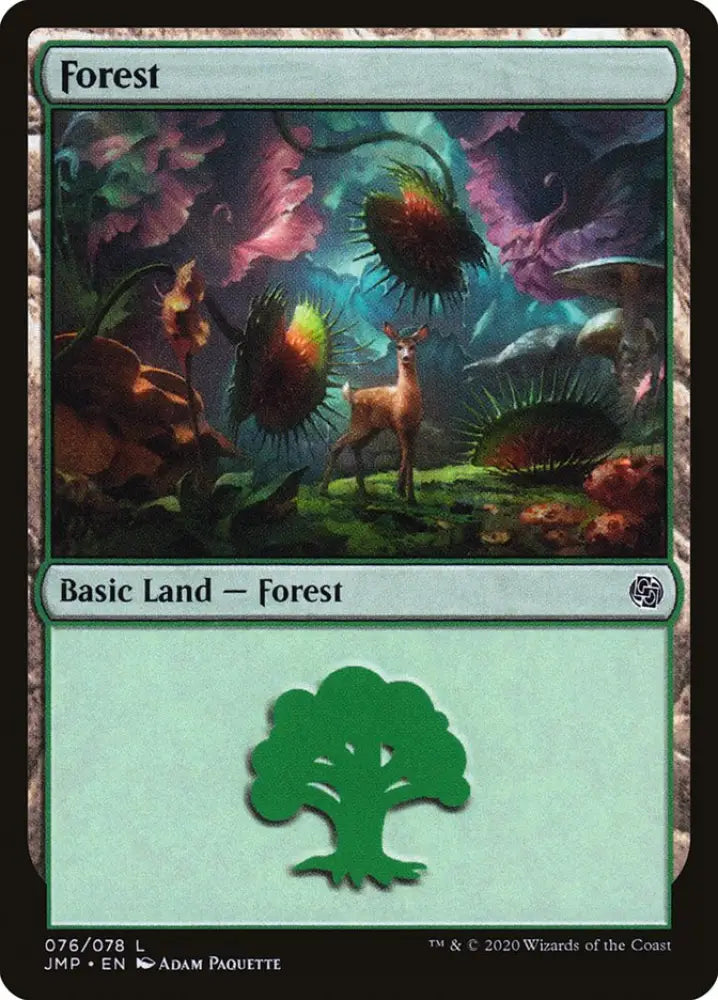 Forest (76) [Jumpstart] - MTG Single
