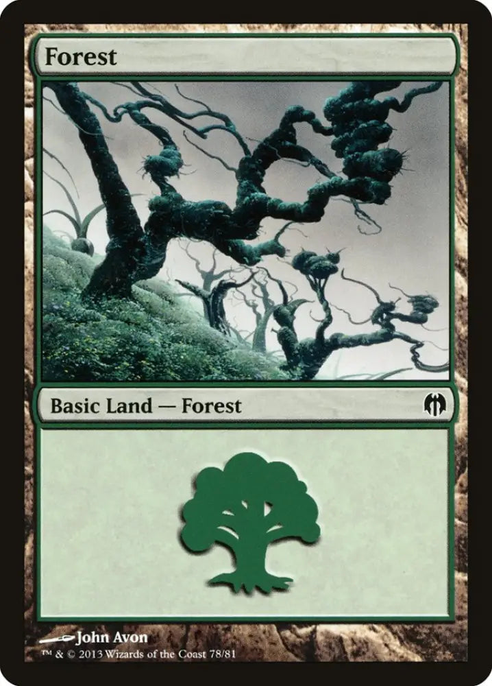 Forest (78) [Duel Decks: Heroes vs. Monsters] - MTG Single