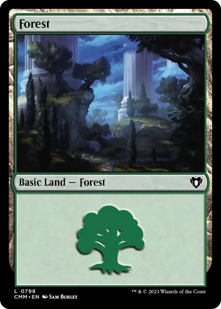 Forest (798) [Commander Masters] - MTG Single