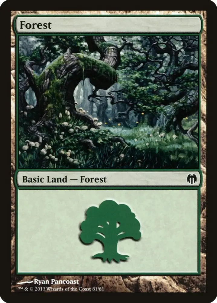 Forest (81) [Duel Decks: Heroes vs. Monsters] - MTG Single