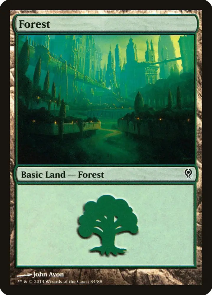 Forest (84) [Duel Decks: Jace vs. Vraska] - MTG Single