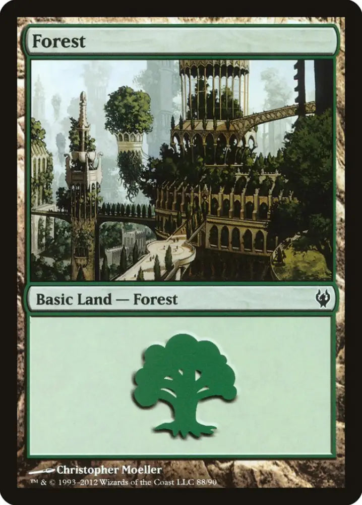 Forest (88) [Duel Decks: Izzet vs. Golgari] - MTG Single