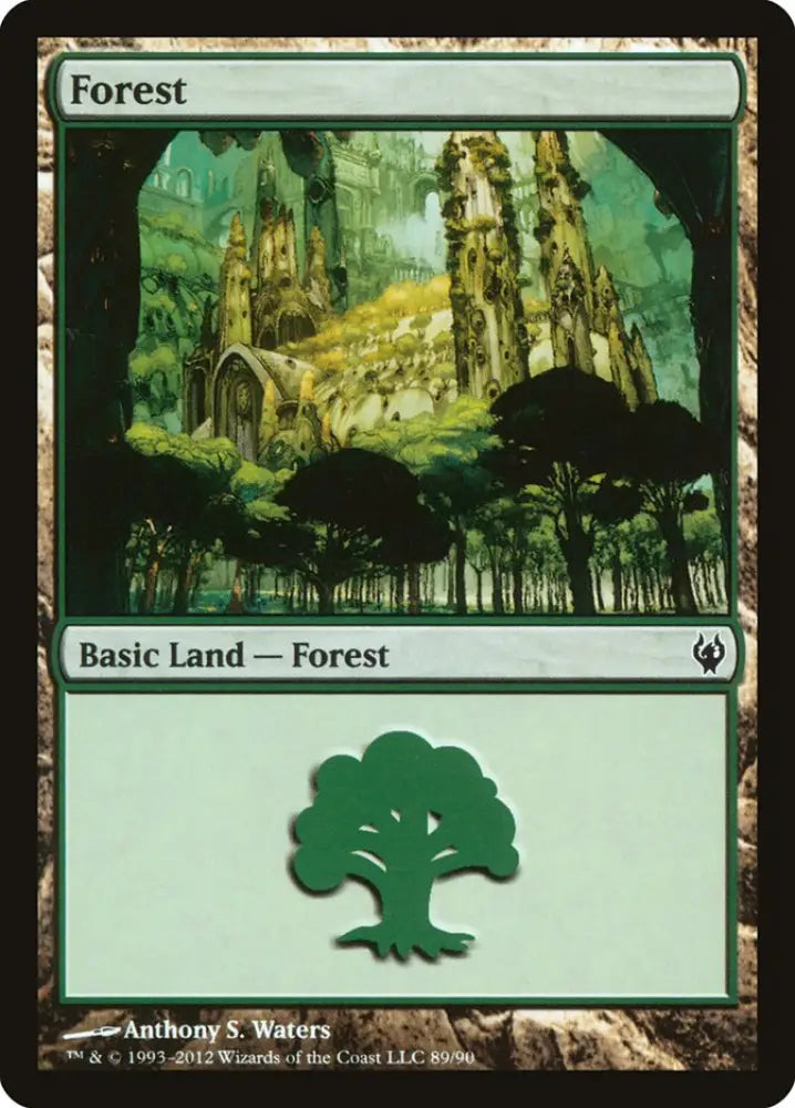 Forest (89) [Duel Decks: Izzet vs. Golgari] - MTG Single