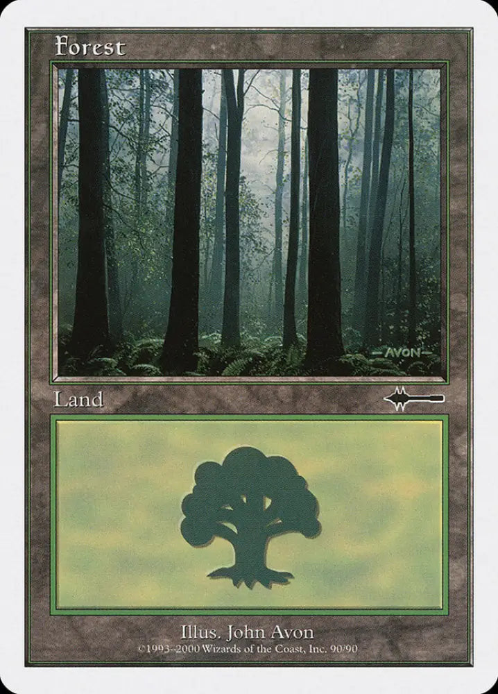 Forest (90) [Beatdown] - MTG Single