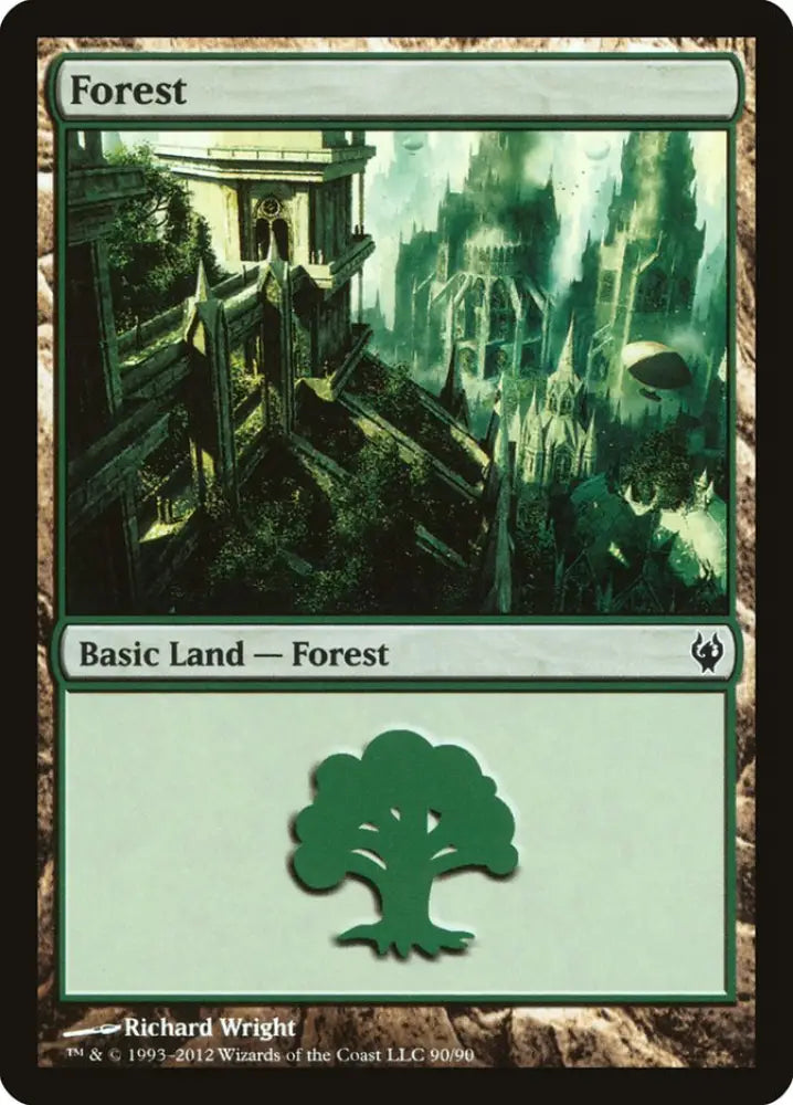 Forest (90) [Duel Decks: Izzet vs. Golgari] - MTG Single