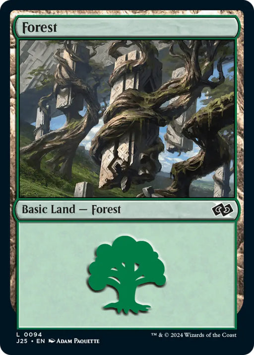 Forest (94) [Foundations Jumpstart] - MTG Single