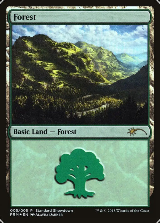 Forest (Alayna Danner) [Standard Showdown Promos] - MTG Single