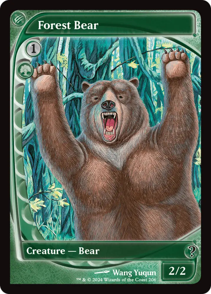 Forest Bear (Future Sight) [Mystery Booster 2] - MTG Single