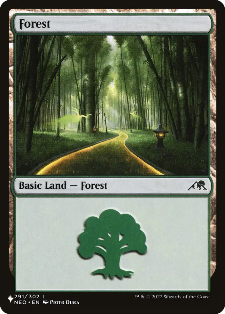 Forest (NEO) [The List] - MTG Single