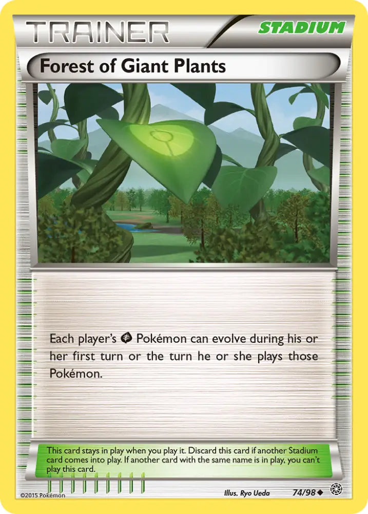 Forest of Giant Plants (74/98) [XY: Ancient Origins] - Pokemon Single