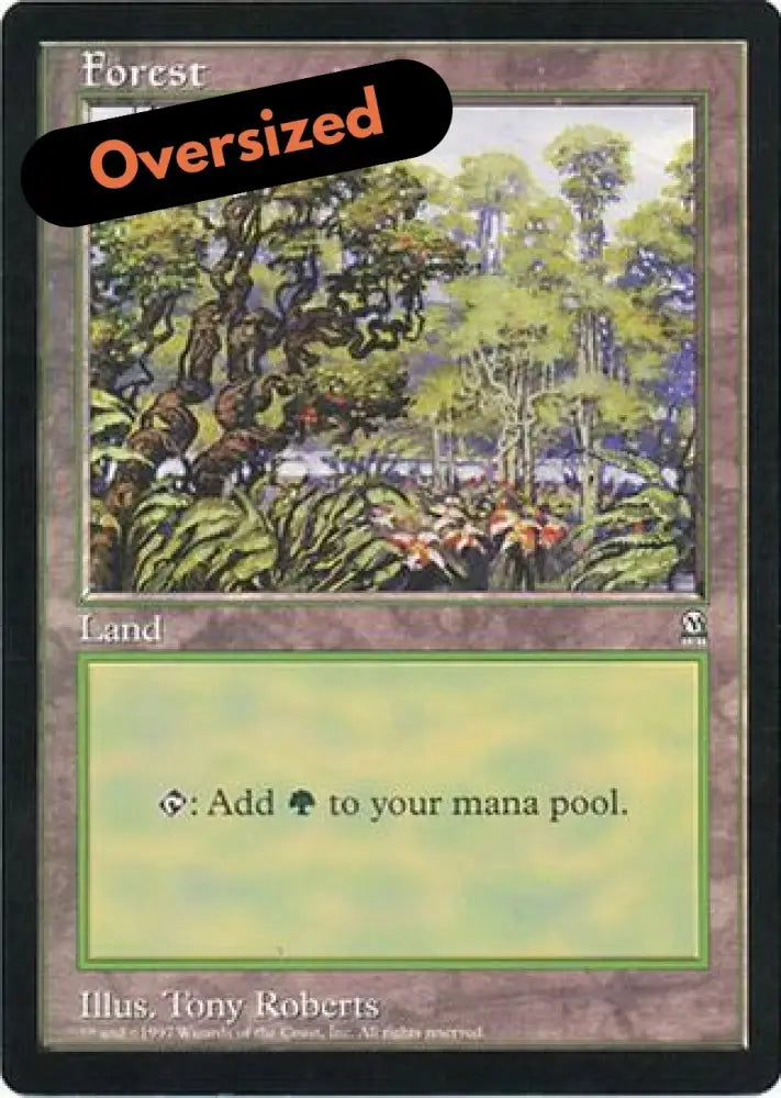 Forest (Oversized) [Oversize Cards] - MTG Single
