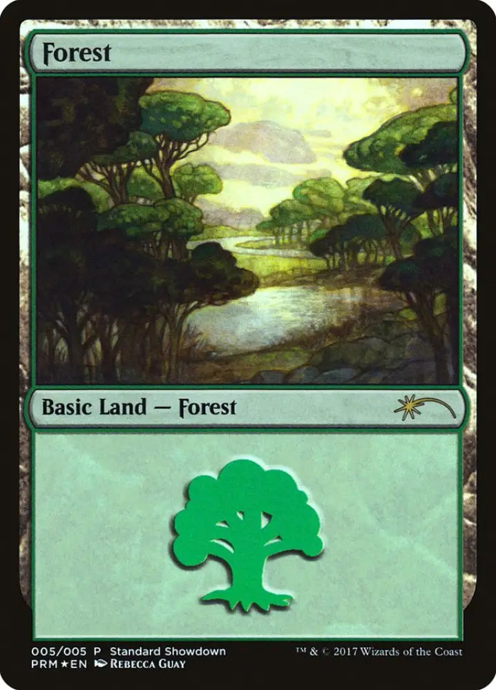 Forest (Rebecca Guay) [Standard Showdown Promos] - MTG Single