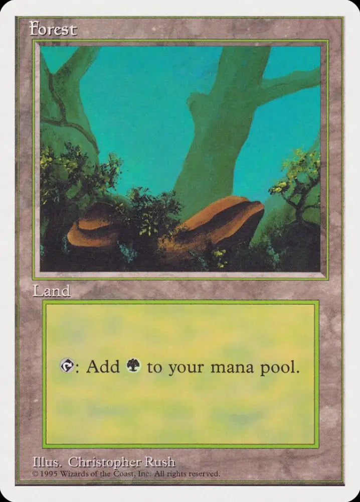 Forest (Two Boulders) [Rivals Quick Start Set] - MTG Single