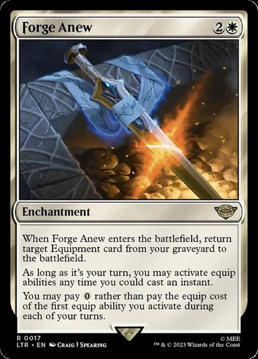Forge Anew [The Lord of the Rings: Tales of Middle-Earth] - MTG Single