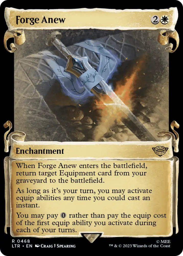 Forge Anew [The Lord of the Rings: Tales of Middle-Earth Showcase Scrolls] - MTG Single