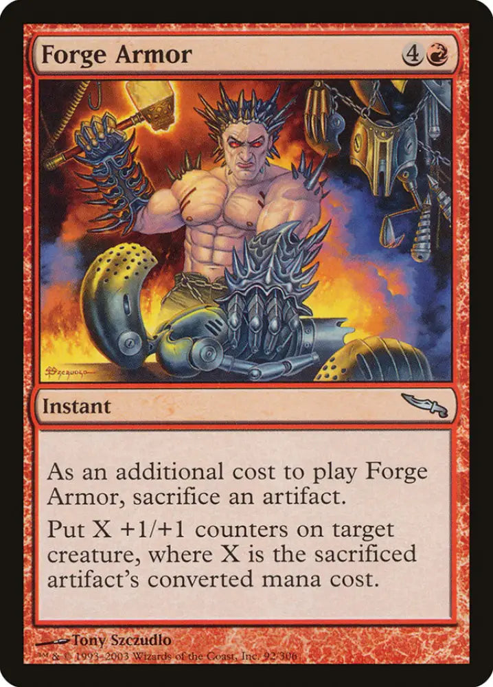 Forge Armor [Mirrodin] - MTG Single