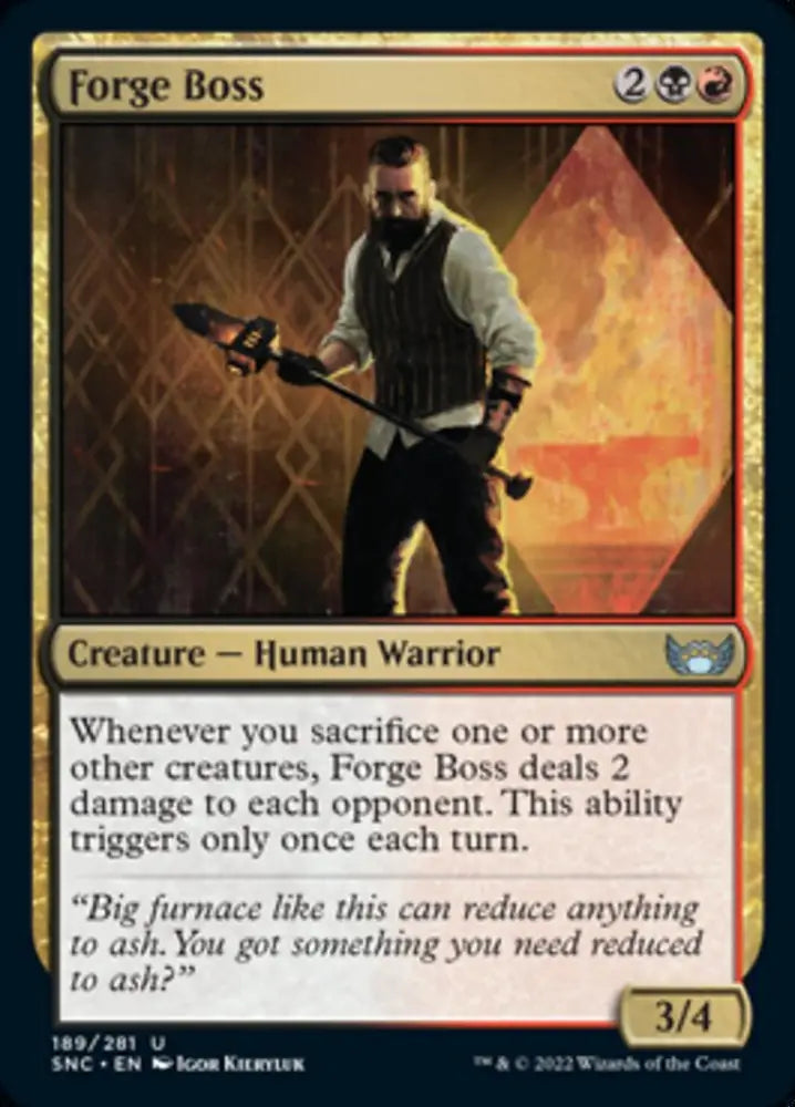 Forge Boss [Streets of New Capenna] - MTG Single
