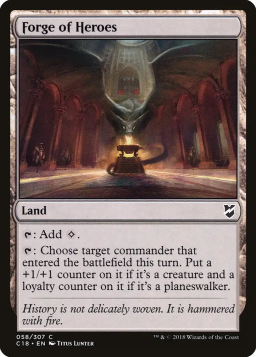 Forge of Heroes [Commander 2018] - MTG Single