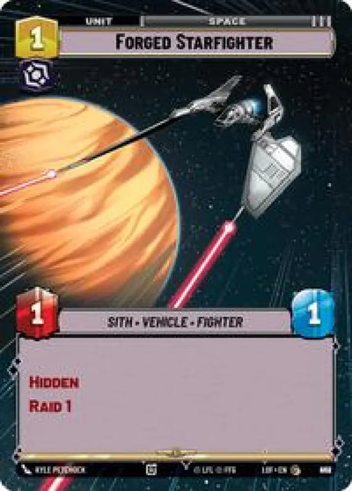 Forged Starfighter (Hyperspace Foil) (968) [Legends of the Force]