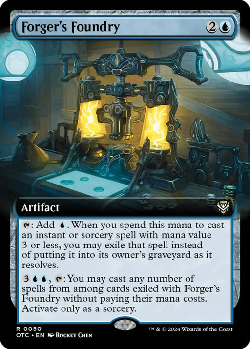 Forger’s Foundry (Extended Art) [Outlaws of Thunder Junction Commander] - MTG Single