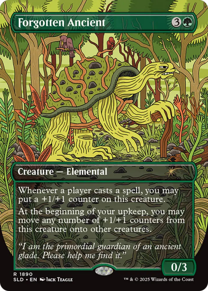 Forgotten Ancient (Rainbow Foil) [Secret Lair Drop Series] - MTG Single