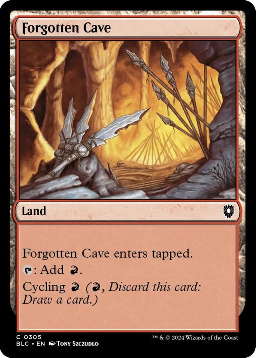Forgotten Cave [Bloomburrow Commander] - MTG Single