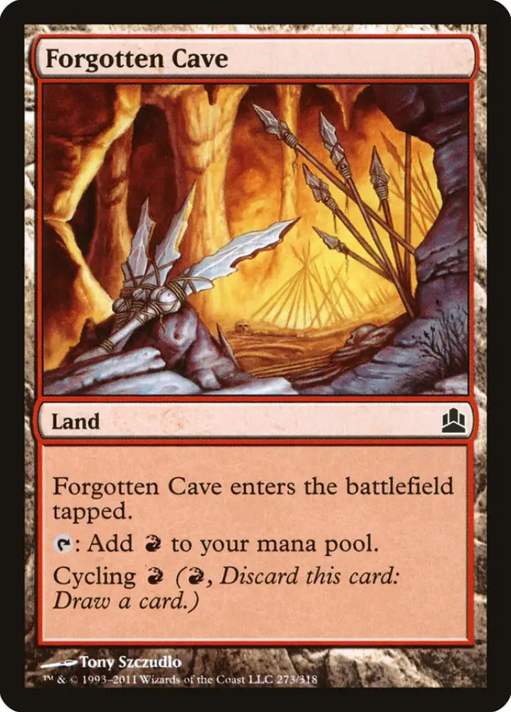 Forgotten Cave [Commander 2011] - MTG Single