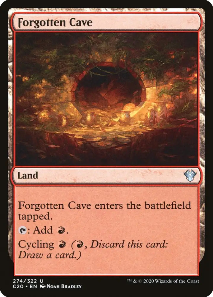 Forgotten Cave [Commander 2020] - MTG Single