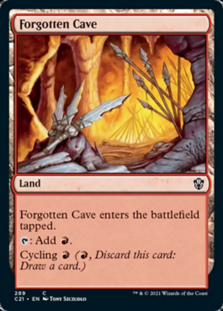 Forgotten Cave [Commander 2021] - MTG Single