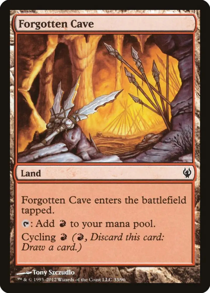Forgotten Cave [Duel Decks: Izzet vs. Golgari] - MTG Single
