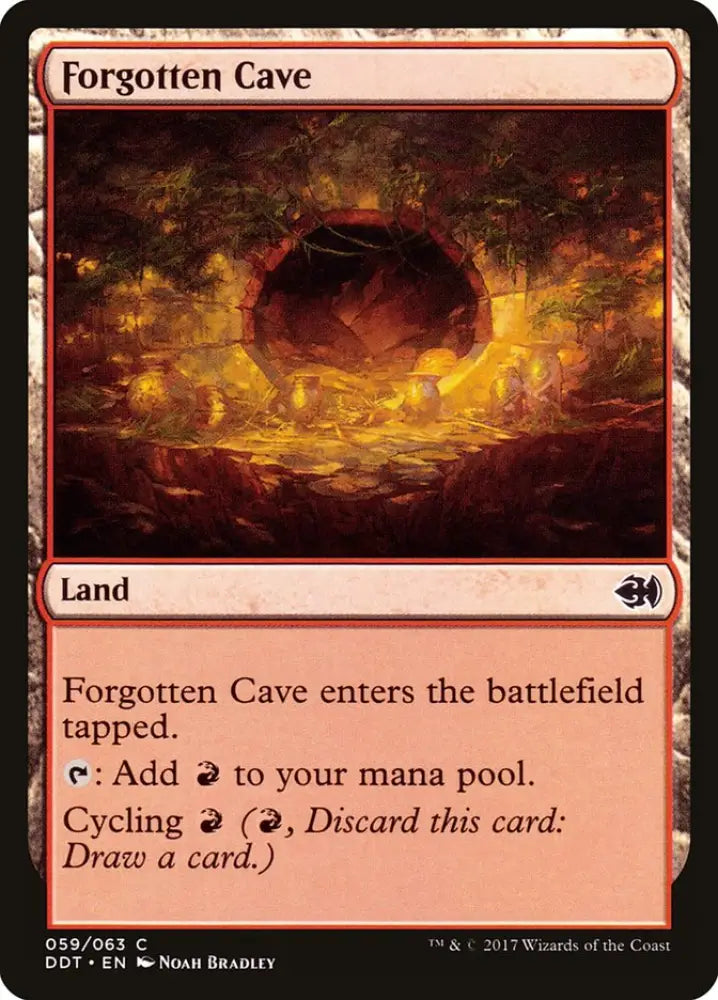 Forgotten Cave [Duel Decks: Merfolk vs. Goblins] - MTG Single