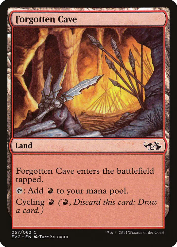 Forgotten Cave (Elves vs. Goblins) [Duel Decks Anthology] - MTG Single