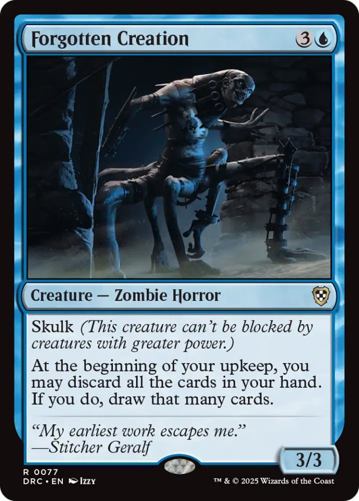 Forgotten Creation [Aetherdrift Commander] - MTG Single