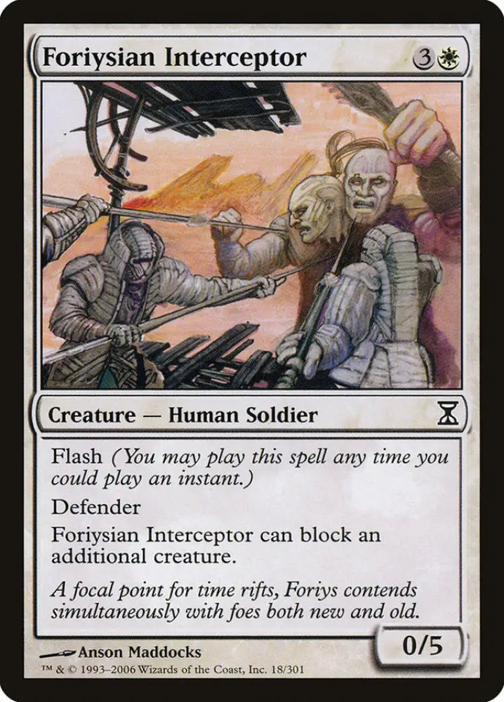 Foriysian Interceptor [Time Spiral] - MTG Single