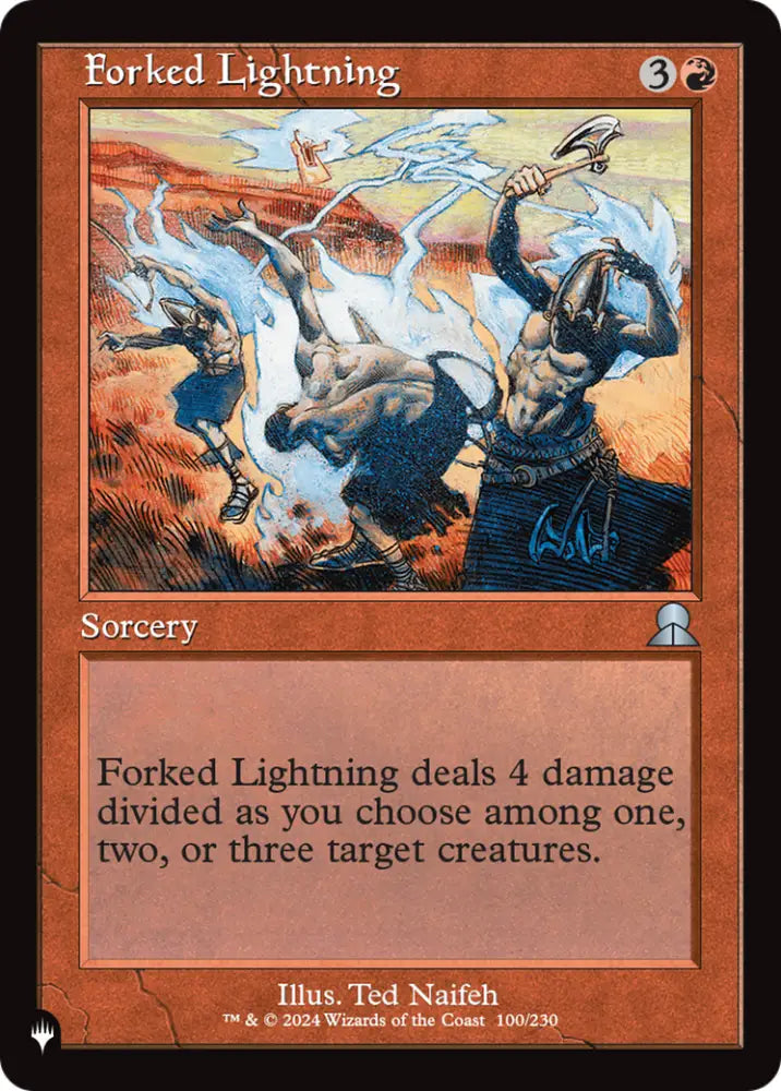 Forked Lightning [The List] - MTG Single
