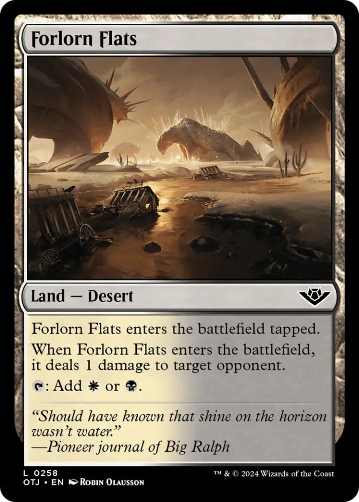 Forlorn Flats [Outlaws of Thunder Junction] - MTG Single