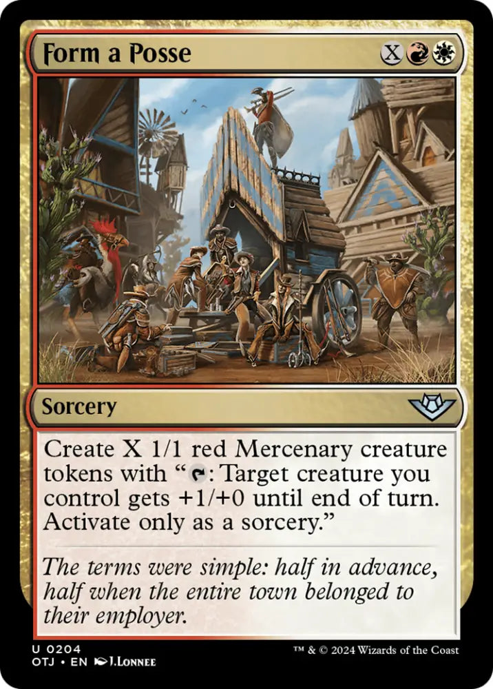 Form a Posse [Outlaws of Thunder Junction] - MTG Single