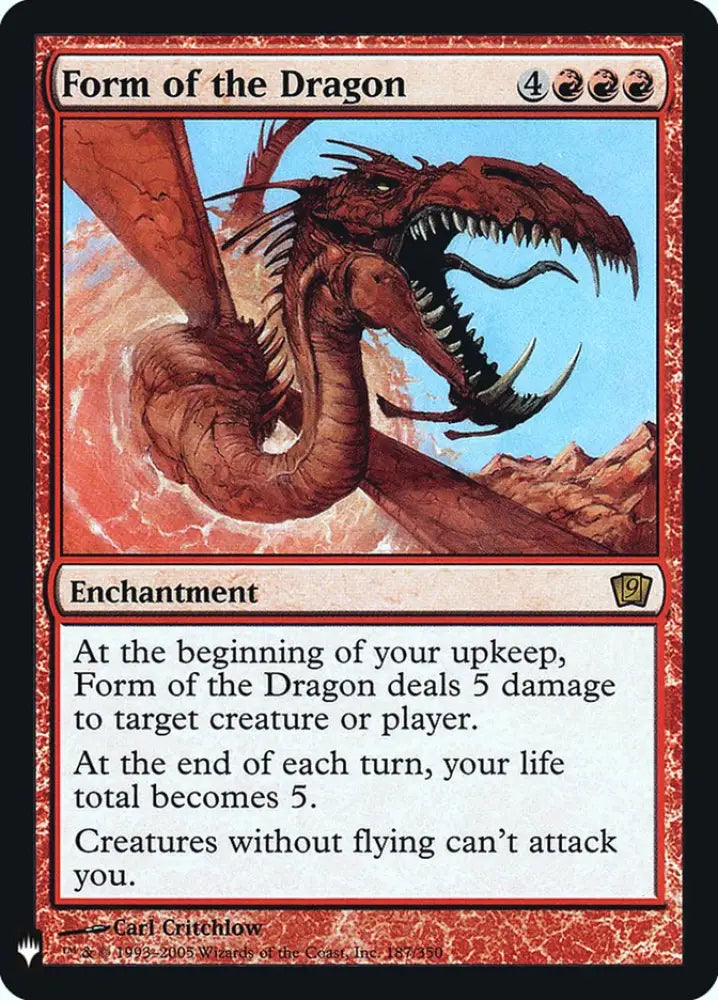 Form of the Dragon [Mystery Booster] - MTG Single
