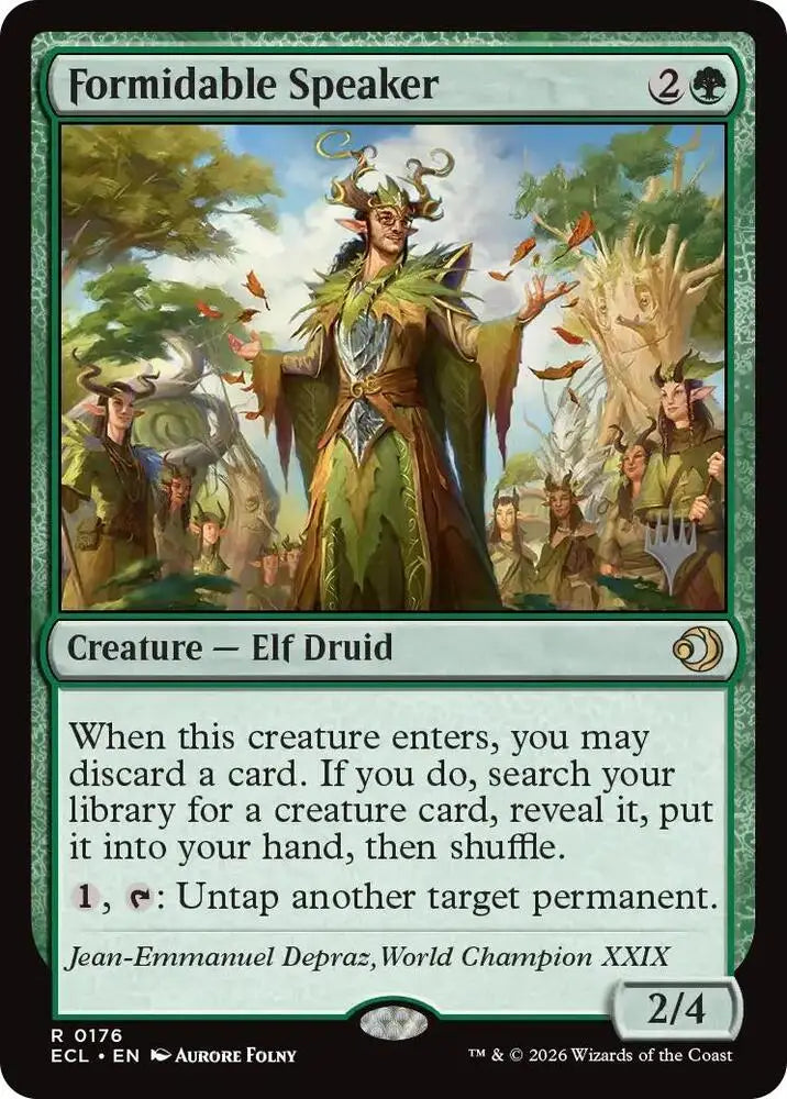 Formidable Speaker (176) [Lorwyn Eclipsed Promos]