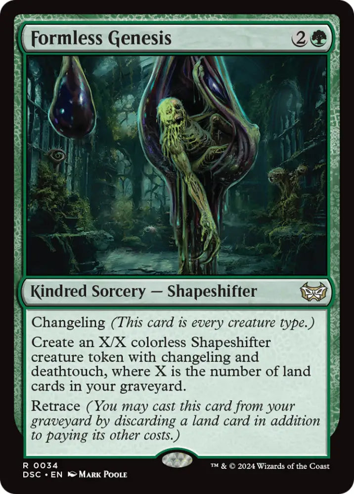 Formless Genesis [Duskmourn: House of Horror Commander] - MTG Single