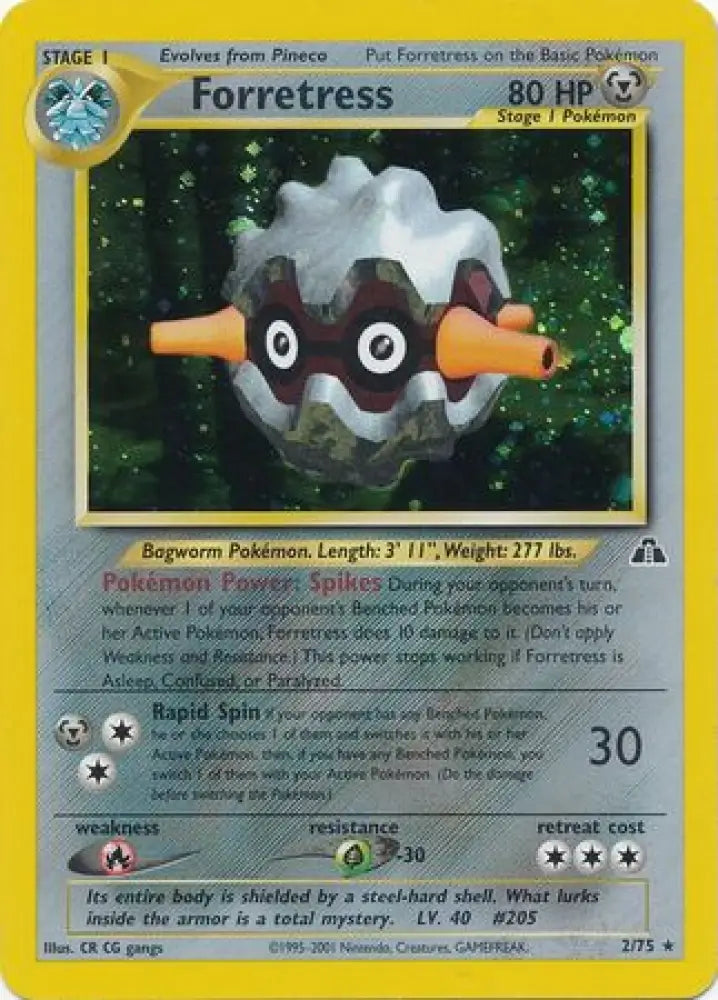 Forretress (2/75) [Neo Discovery Unlimited] - Pokemon Single