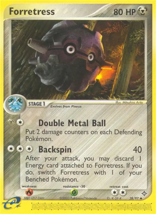 Forretress (28/97) [EX: Dragon] - Pokemon Single
