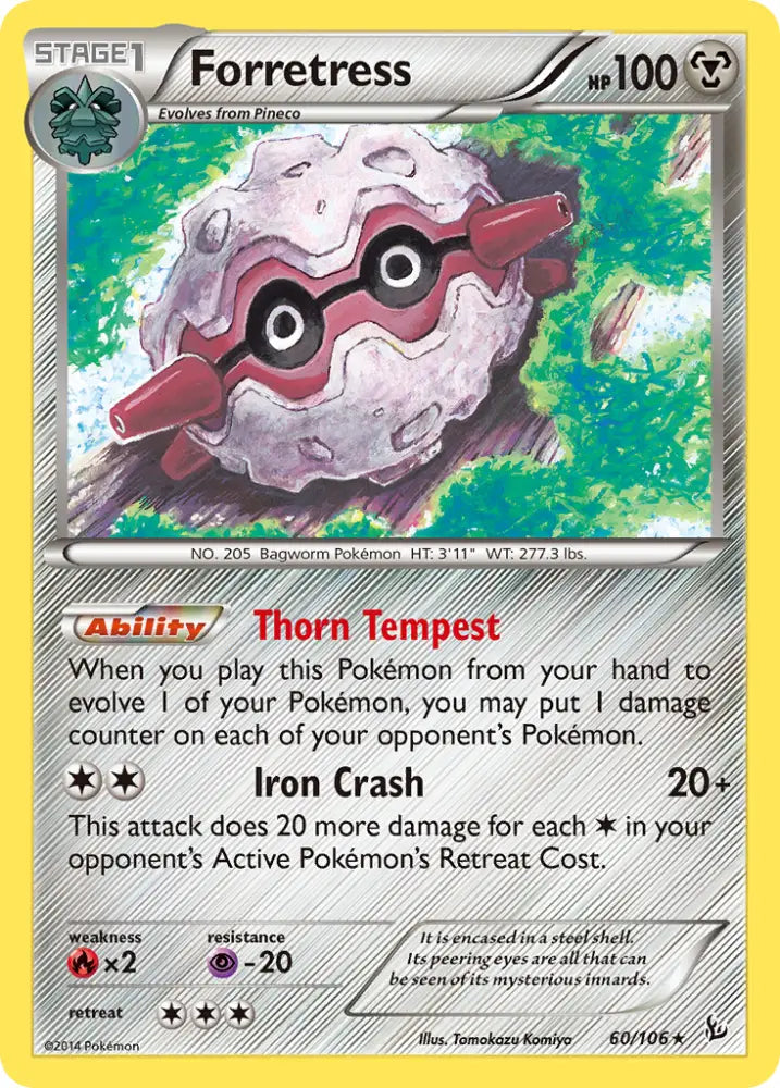 Forretress (60/106) [XY: Flashfire] - Pokemon Single