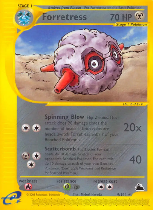 Forretress (9/144) [Skyridge] - Pokemon Single