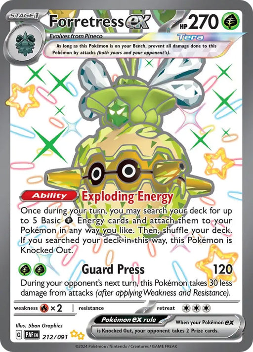 Forretress ex (212/091) [Scarlet & Violet: Paldean Fates] - Pokemon Single