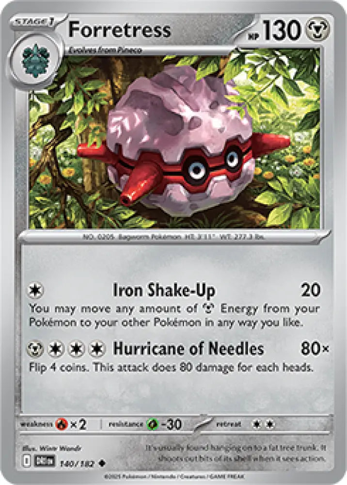 Forretress [SV10: Destined Rivals] - Pokemon Single