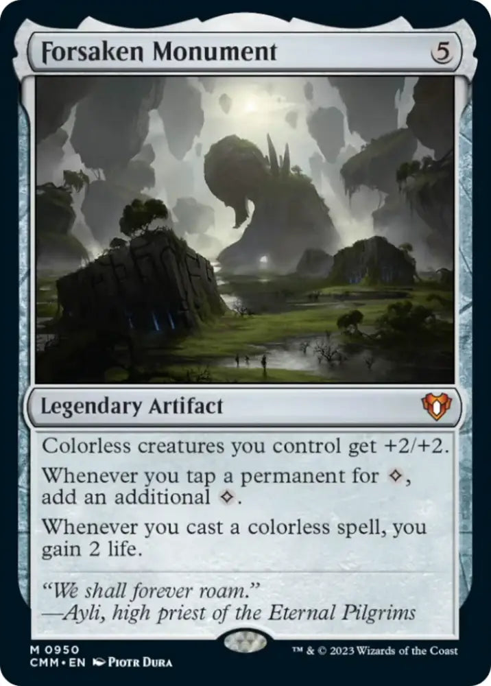 Forsaken Monument [Commander Masters] - MTG Single