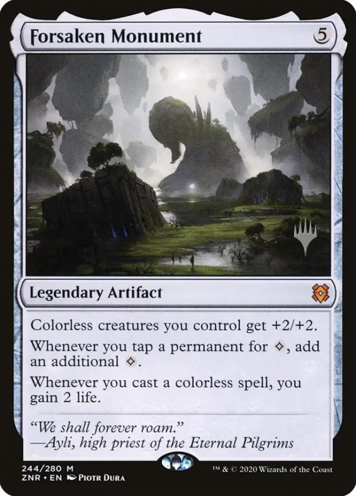 Forsaken Monument (Promo Pack) [Zendikar Rising Promos] - MTG Single